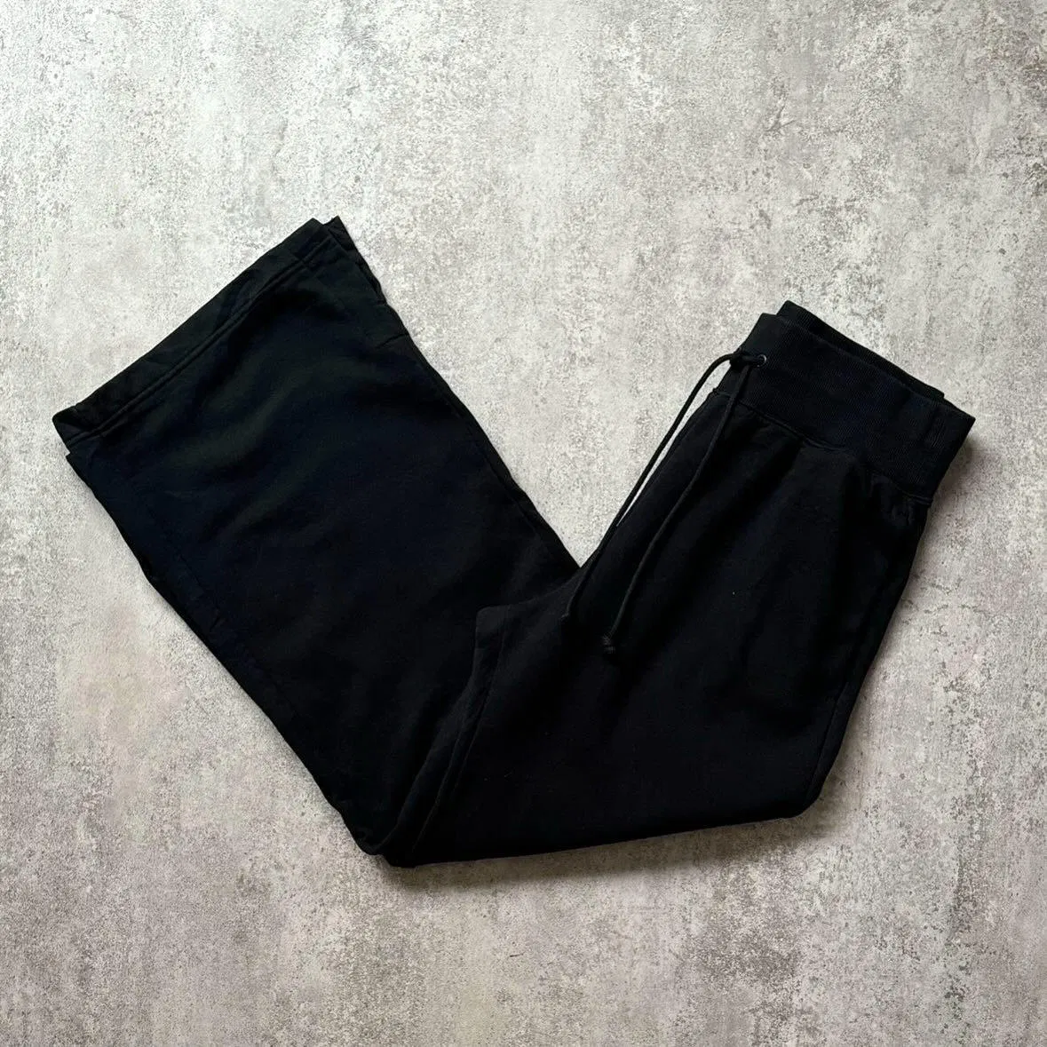 Men's Cotton Polyester Blend Middle Waist Wide Leg Street Style Casual Sports Trousers