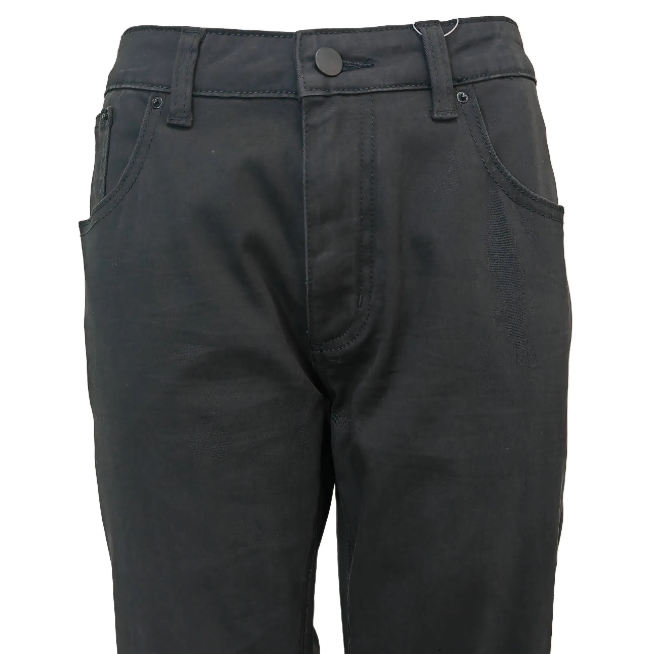 High Quality Black Tapered Slim-Fit Pants Classic Comfortable Casual Trousers