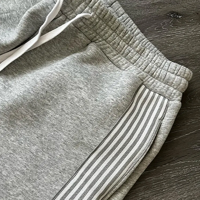 Wide Leg Sweatpants Y2K Baggy Pants Men Sweat Pants Unisex Patchwork Elastic French Terry Jogger Pants for Men