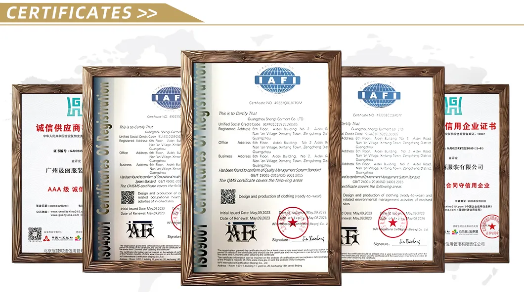 Industry Certifications