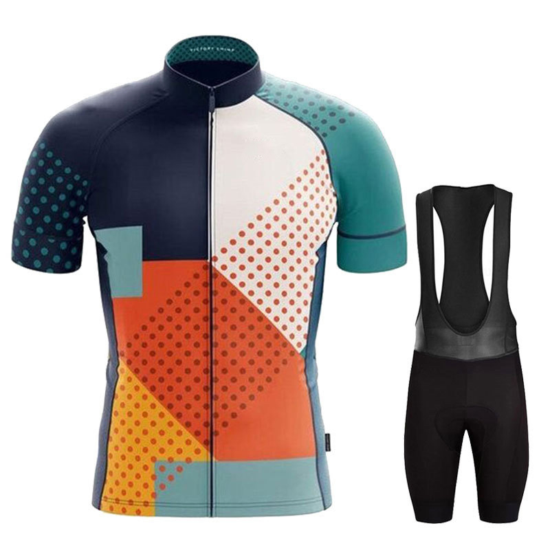 2021 China New Style High Quality Cycling Wear Bike Clothing Jersey Clothes with Cheap Price for Men 2PC Cycling Wear