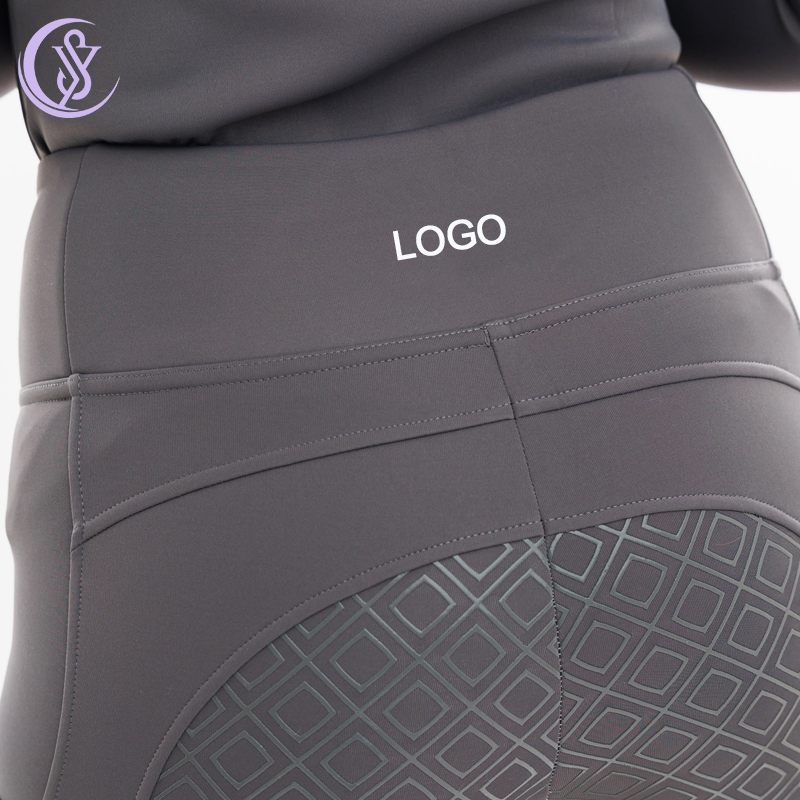 Equestrian Riding Pants Women High Waist Full Seat Silicone Winter Warm Fleece Riding Leggings and Tights