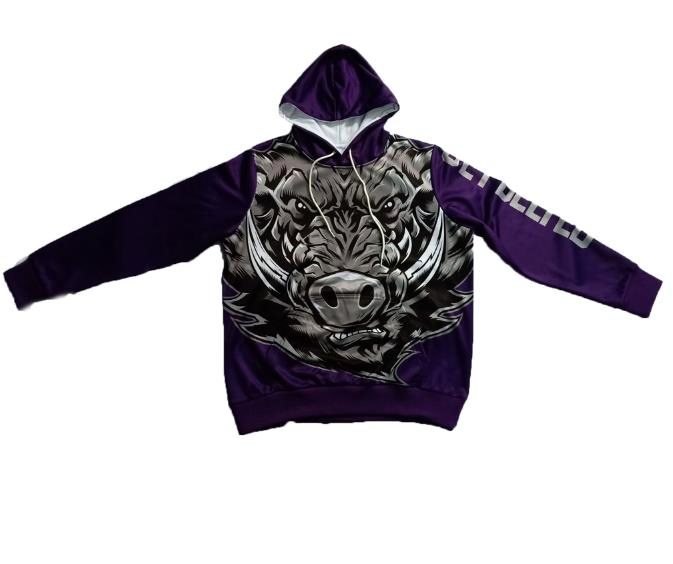 New Design Custom Sublimation 100% Polyester Plain Training Hoodie