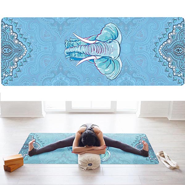 Non-Slip Waterproof Cork Eco-Friendly PVC NBR PU Suede TPE Custom Print Natural Rubber Yoga Mat for Gymnastics Fitness