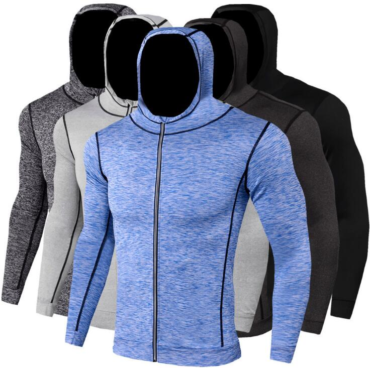 Super Dry Fit 100% Polyester Men's Light Weight Hoodie Sweater for Jogger Gym Sports Running Boxing Training Wear