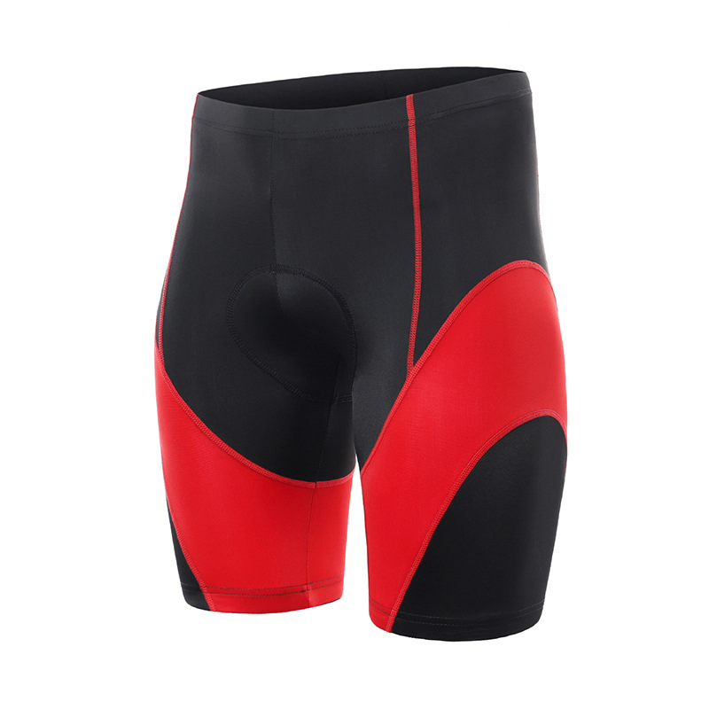 Quick Dry Contrast Colors Nylon Shorts for Men Sports Training Wear Outdoor Cycling Running Clothes with Padded