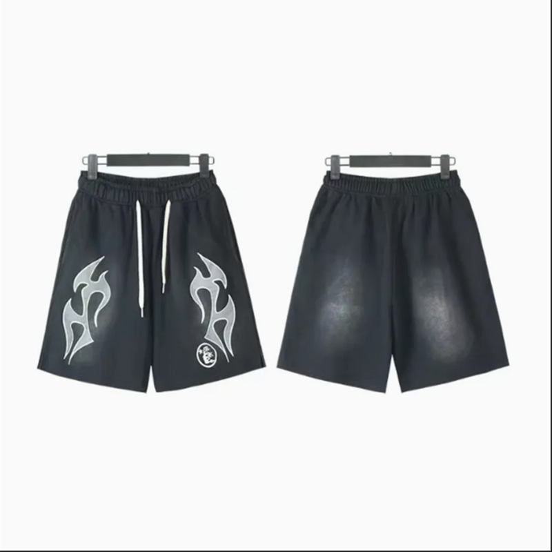 Factory in-Stock Men's Quick-Dry Sports Shorts Elastic Breathable 5-Inch Pants for Fitness Running Training Cross-Border Supply