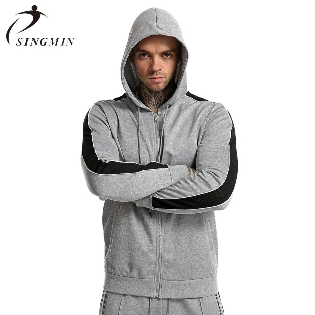2021 Custom Men Training Fitness Sports Hoodie Tracksuit for Men