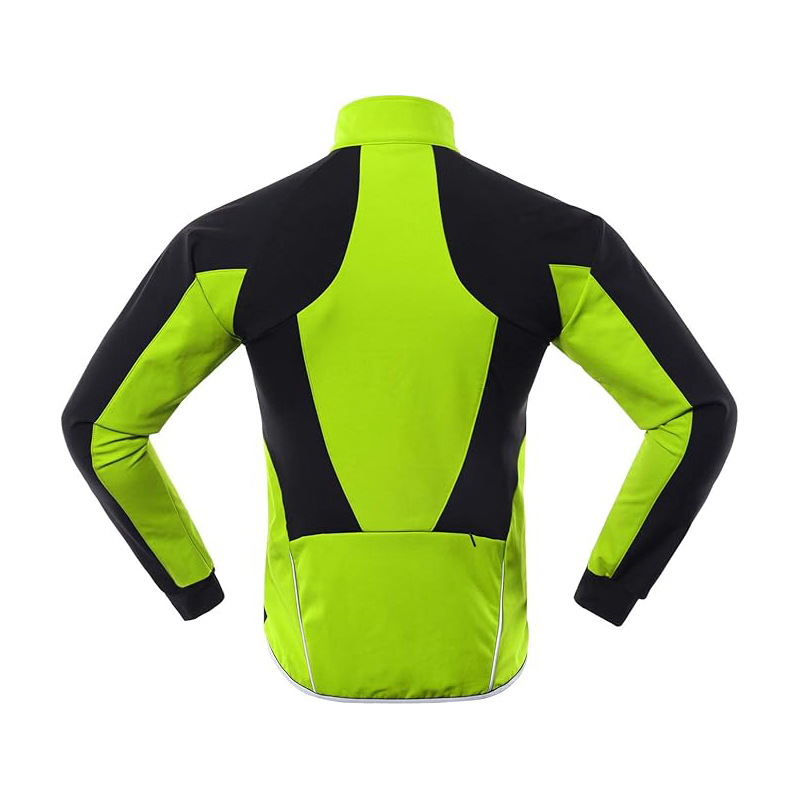 Men's Winter Cycling Thermal Softshell Jacket Bike Outwear Windproof Waterproof Coat