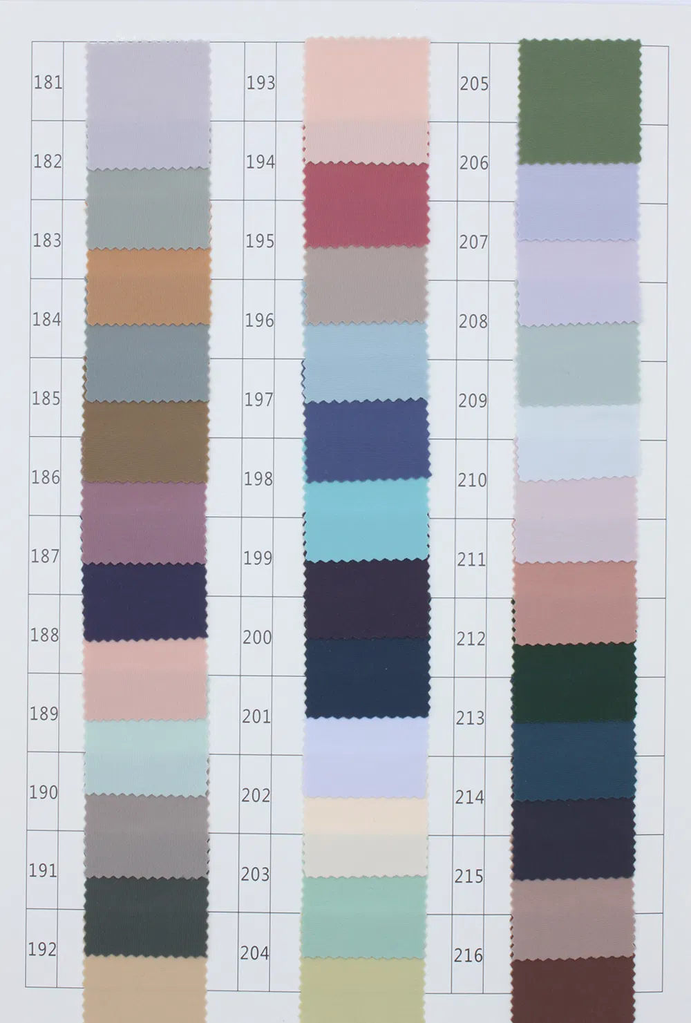 Color Chart 6