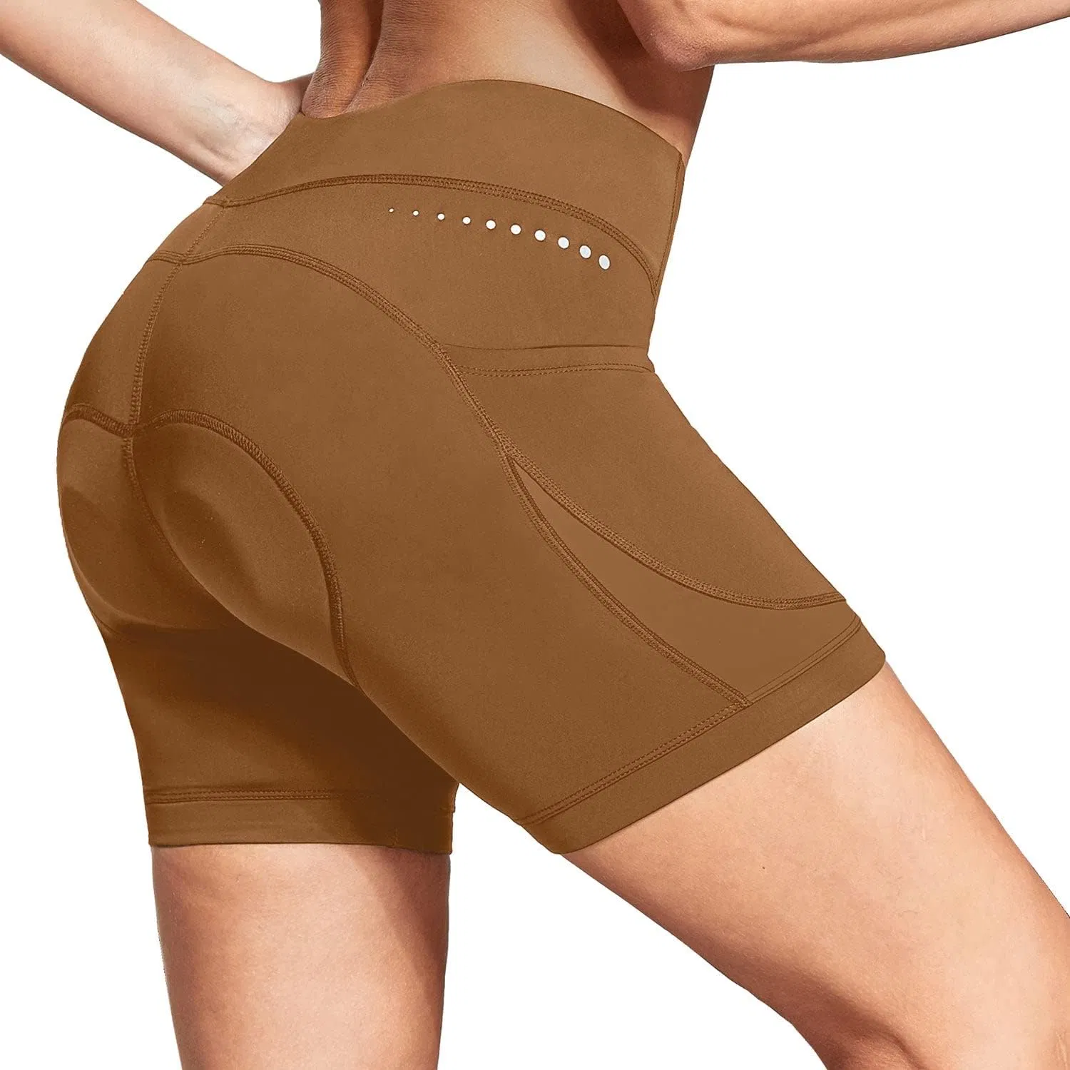 Women's 4D Padded Bike Shorts Cycling Underwear with Pockets Upf50+