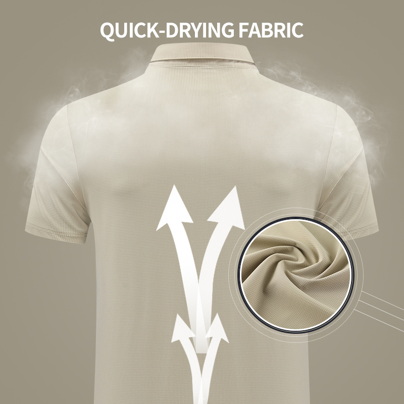 Wholesale Quick Dry Gym Polo 78%Polyester 22%Spandex Breathable Training Polo Shirts Workout Gym Sportswear for Men Fitness