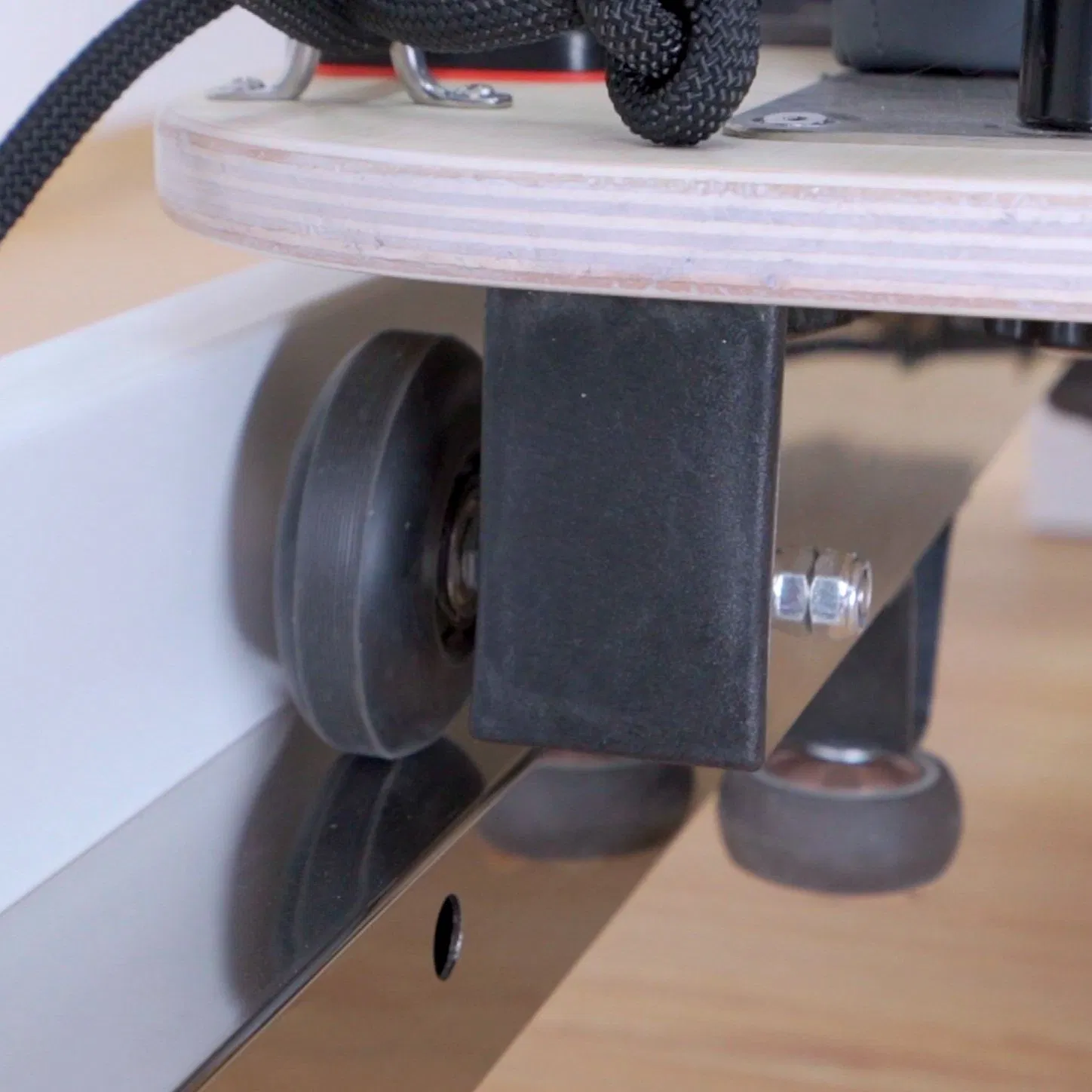 Gym Equipment Balance Body Yoga Exercise White Beech Wooden Pilates Reformer Bed