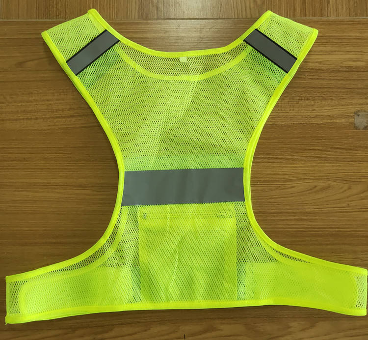 Cycling Running Gear High Visibility Reflective Safety Vest with Logo Armbands Lightweight Ultralight Runner Safety Vest