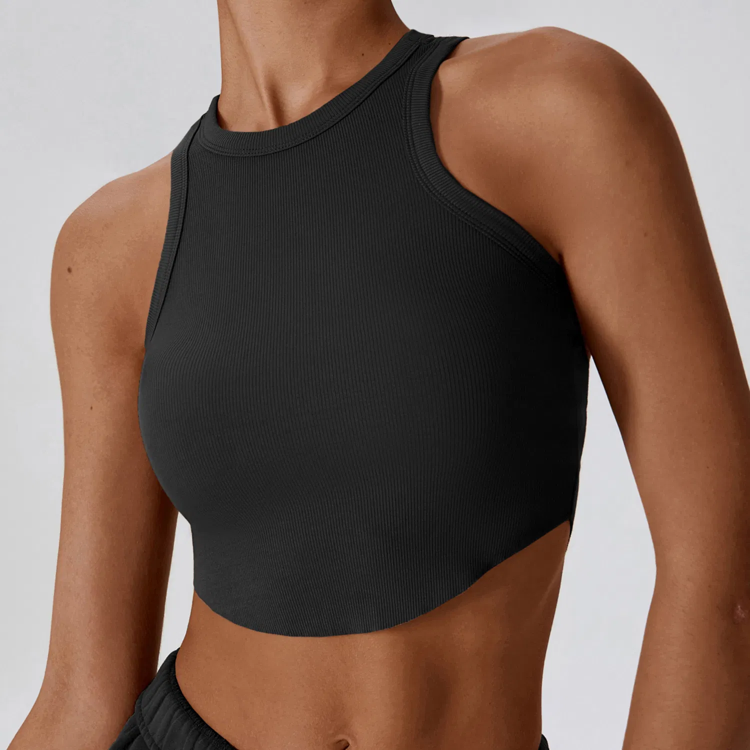 Tight Back Yoga Wear Breathable Sports Tank Top Work T-Shirt Inside Sleeveless Fitness Tops Female