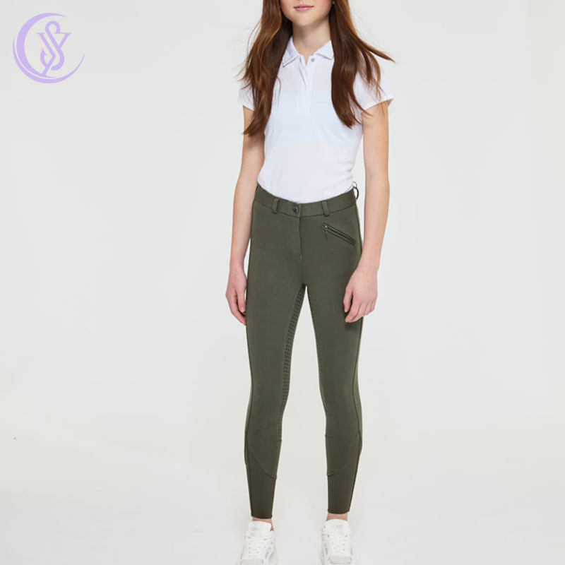 Custom High Quality Comfortable Junior Riding Breeches Full Seat New Color Equestrian Breeches Riding Tights