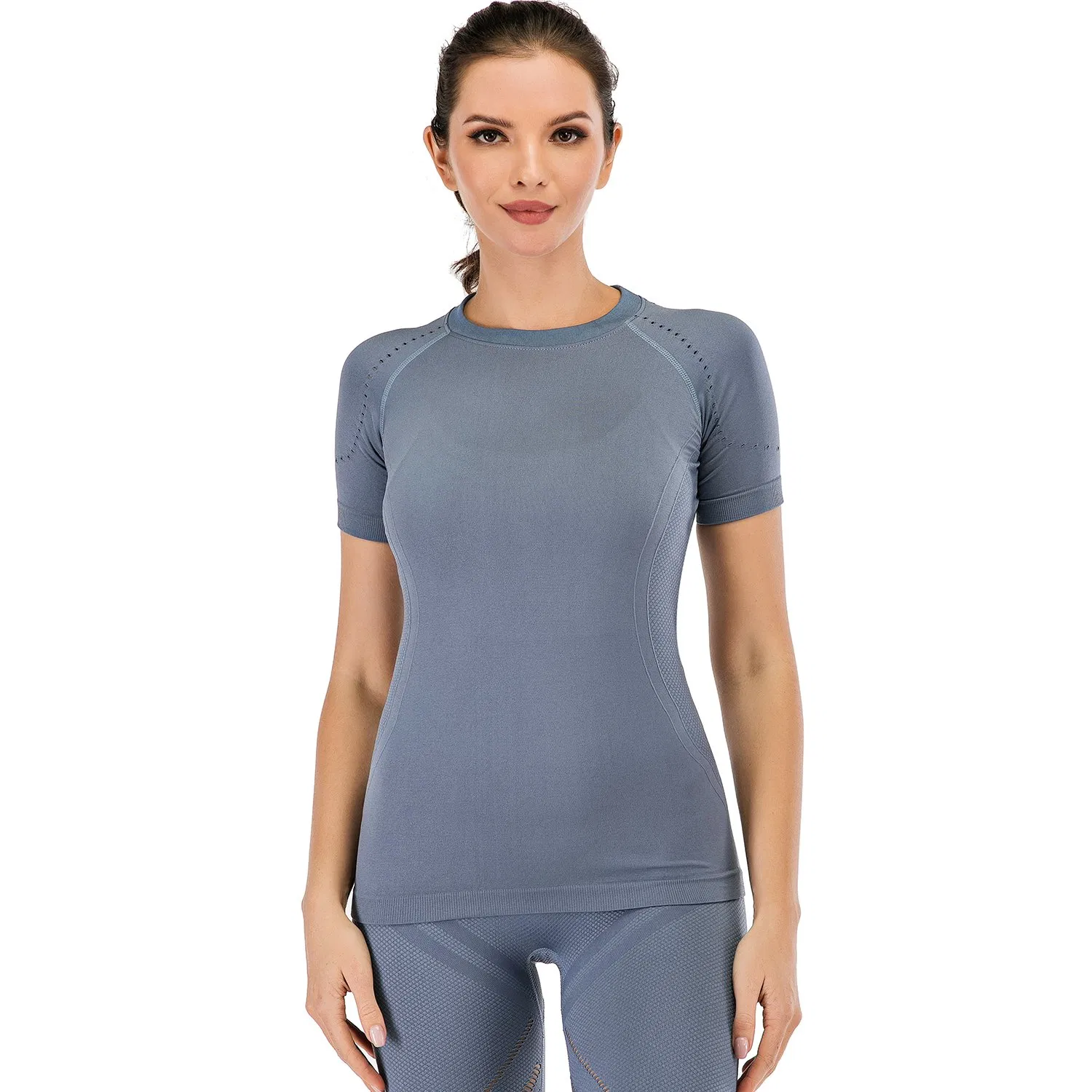 Private Label Custom Compression Wear Girls Sports Suit Spandex Two Piece Sports Bra and Legging