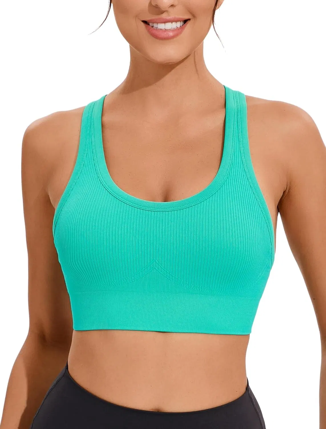 High Support Criss-Cross Back Padded Strappy for Women Sports Bras
