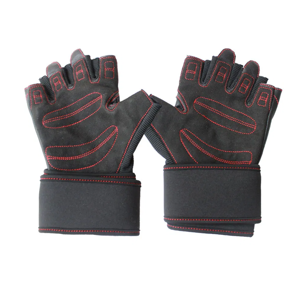 Custom Men Women Grip Palm Workout Sports Gym Weight Lifting Gloves Training Fitness Weight Lifting Gloves with Wrist Support