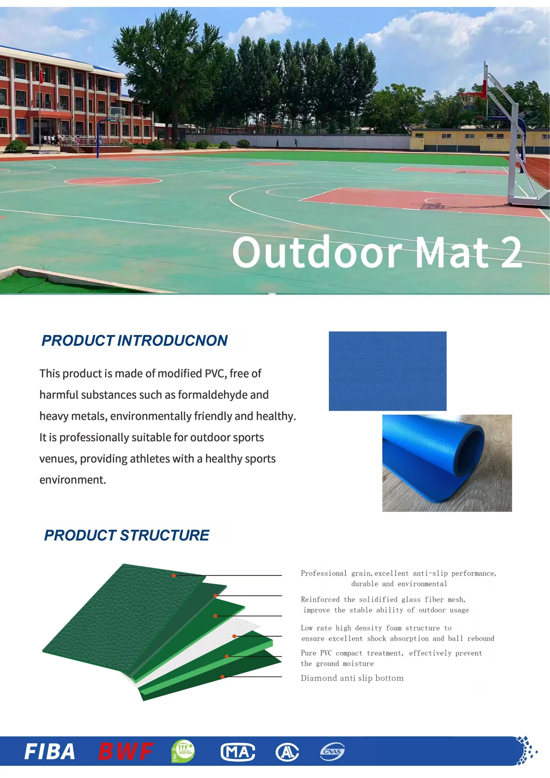 Anti-Slip PVC Surface Layer