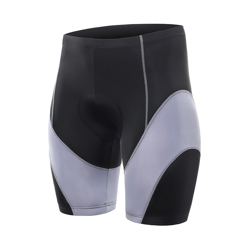 Quick Dry Contrast Colors Nylon Shorts for Men Sports Training Wear Outdoor Cycling Running Clothes with Padded