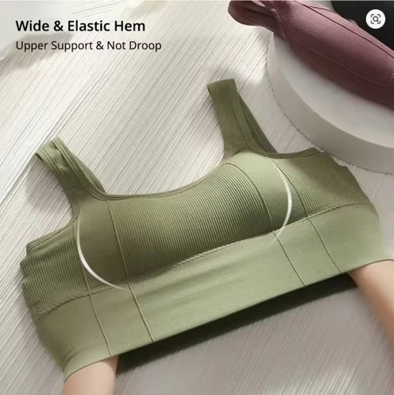 Women's Seamless U Shaped Sports Bra for All-Day Support