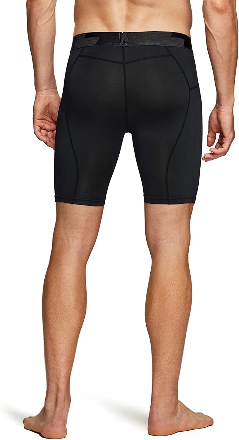 Men's Athletic Compression Shorts, Sports Performance Active Cool Dry Running Tights