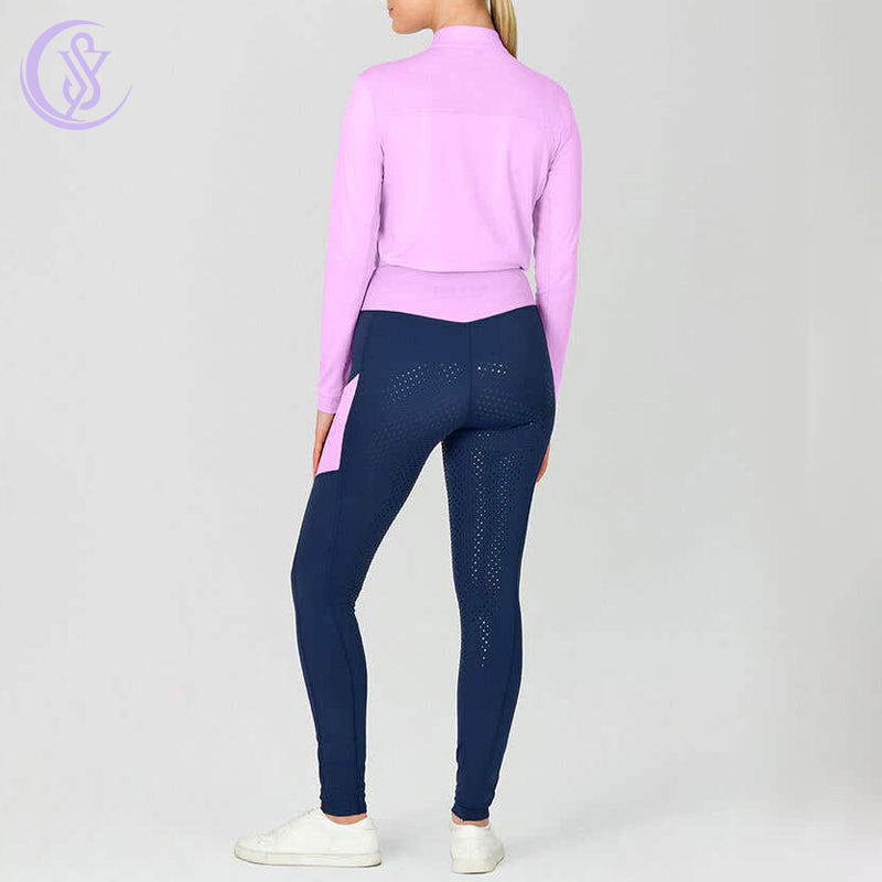 Premium Quality Fit Full Seat Grip Patch Colors Equestrian Riding Tights