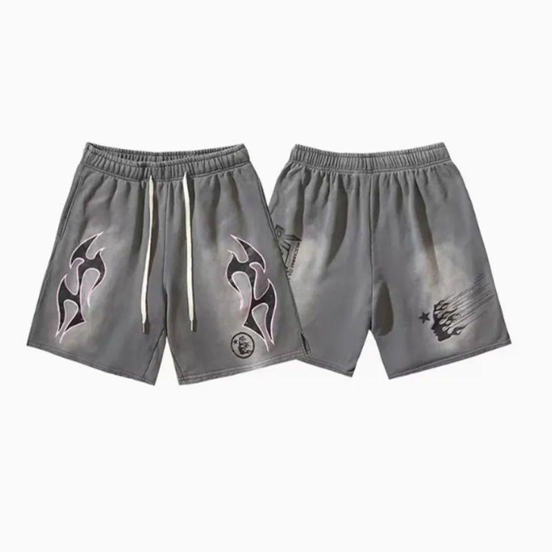 Factory in-Stock Men's Quick-Dry Sports Shorts Elastic Breathable 5-Inch Pants for Fitness Running Training Cross-Border Supply