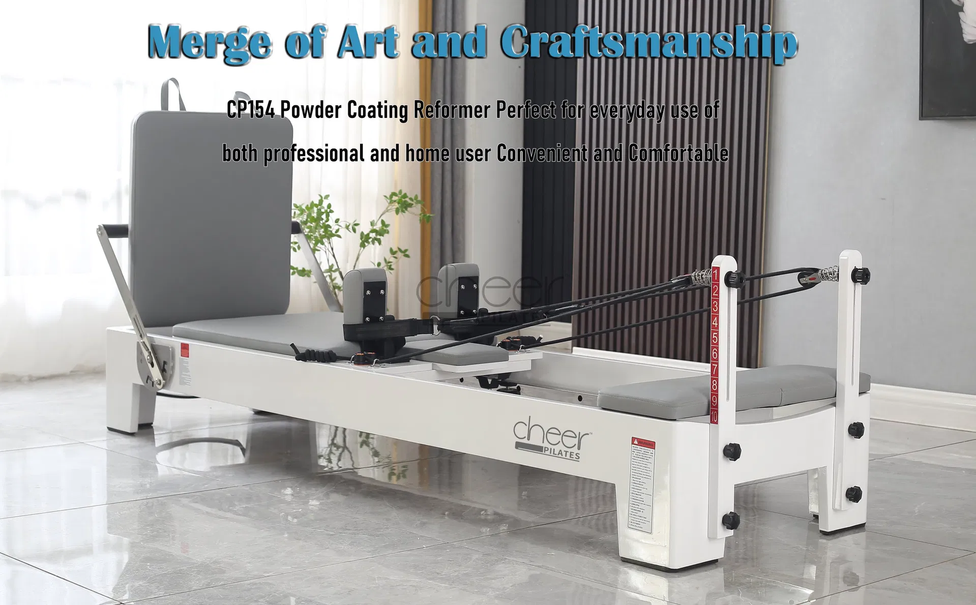 Pilates Reformer Folded View