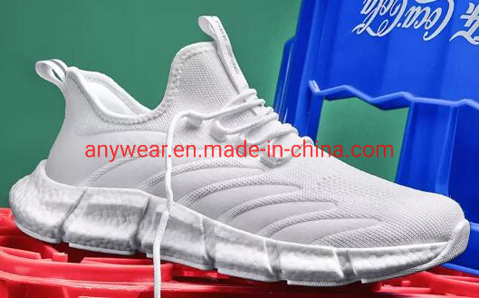 New Design Sports Running Sneaker Men Flyknit Shoes (329)