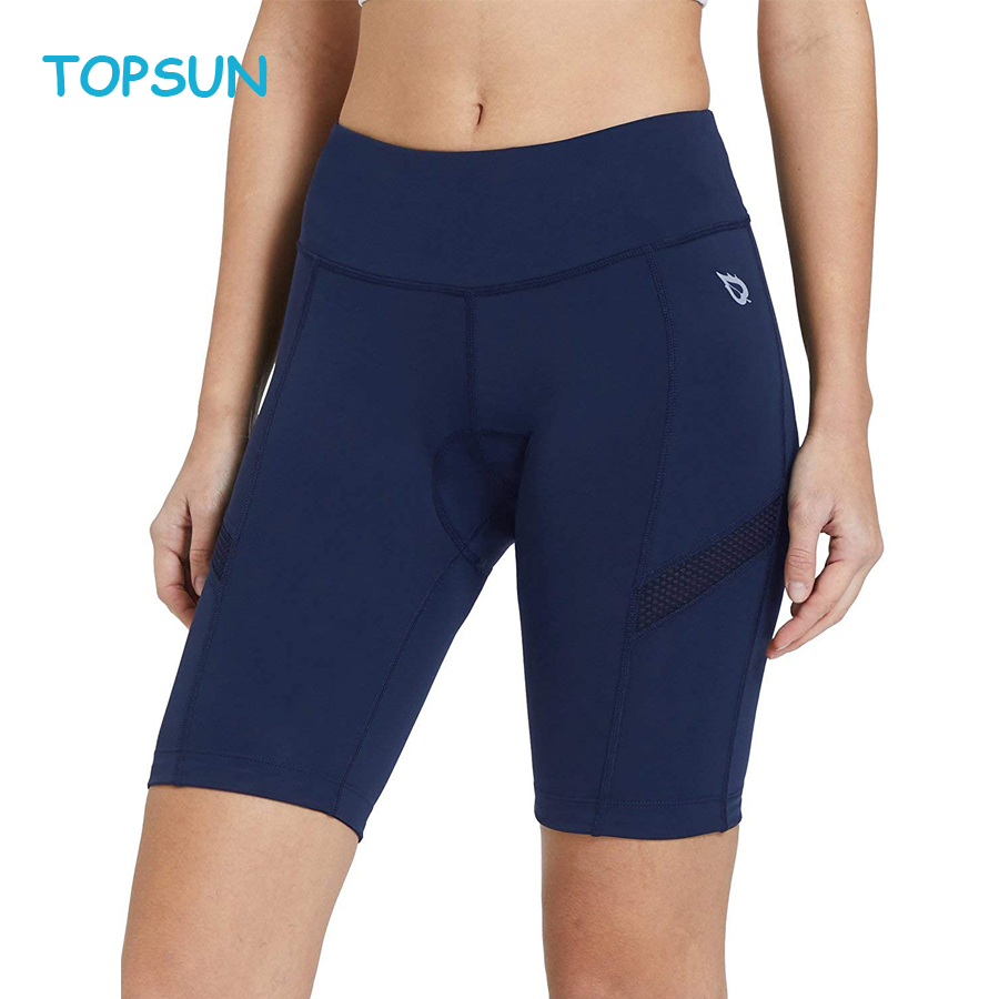 3D Padded Biking Half Pants Bicycle Riding Quick-Dry Pocket Tights Shorts for Cycling Shorts