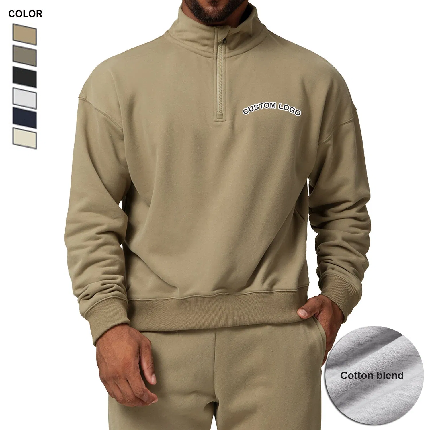 Custom Logo OEM&ODM Training Long-Sleeve Top Men's Jackets/Sweatshirts Men's Pullover Hoodie
