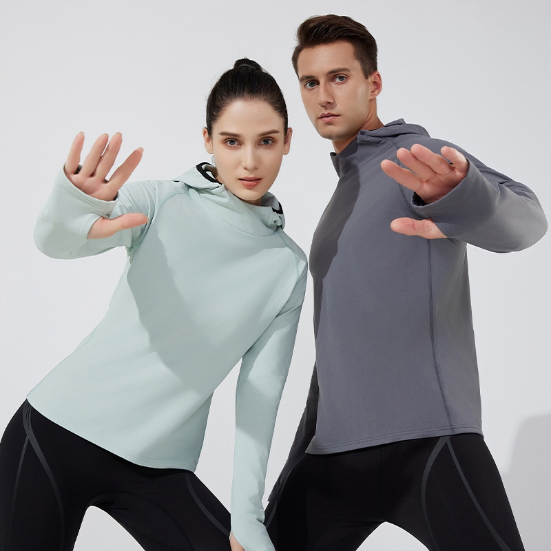 Tianchen New Design Active Training Top Fleece Lined Hoodies for Women, Custom Logo Long Sleeve Pullover Workout Sports Sweatshirts with Thumb Holes