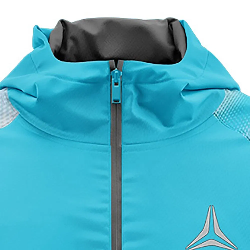 Custom Lightweight Outdoor Hiking Running Jacket Men's Plain Zip up Hooded Waterproof Windbreaker Jacket Unisex