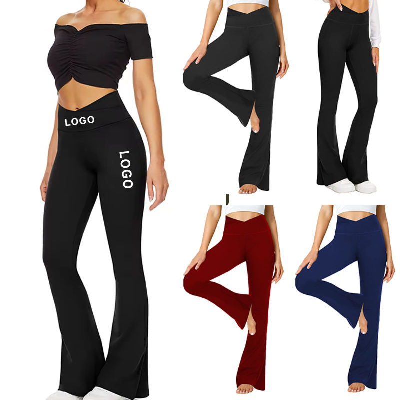 2026 Best Selling Black Yoga Compression Leggings Hip Lifting Yoga Pants Sport Wear Nylon Fabric Full Length Yoga Tights for Women