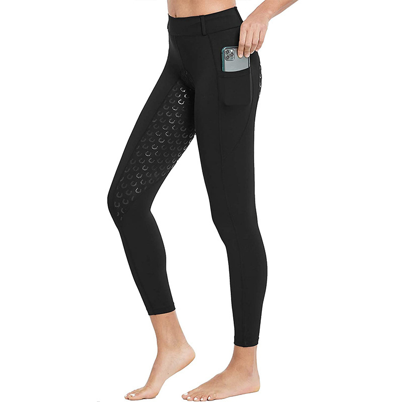 Sportswear Horse Riding Clothing Full Seat Silicone Jodhpurs Equestrian Riding Clothing Breeches Women Tights