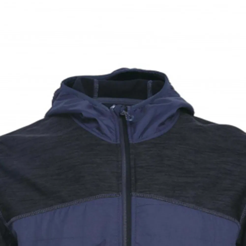 Men's Running Winter Jacket with Hood Warm Lightweight Insulated Hybrid Jackets Puffer Hiking