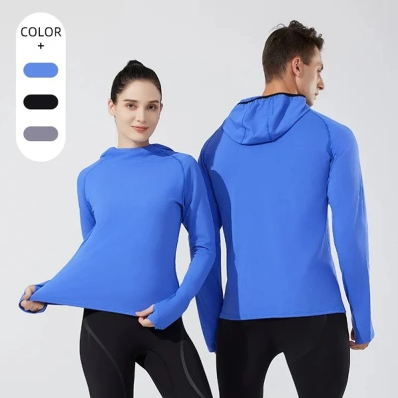 Tianchen New Design Active Training Top Fleece Lined Hoodies for Women, Custom Logo Long Sleeve Pullover Workout Sports Sweatshirts with Thumb Holes