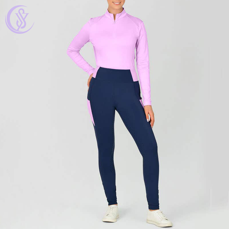 Premium Quality Fit Full Seat Grip Patch Colors Equestrian Riding Tights