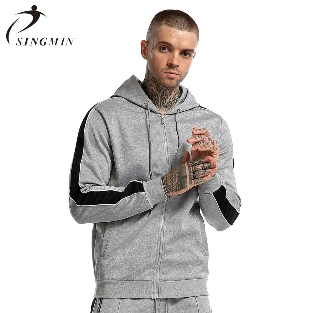 2021 Custom Men Training Fitness Sports Hoodie Tracksuit for Men