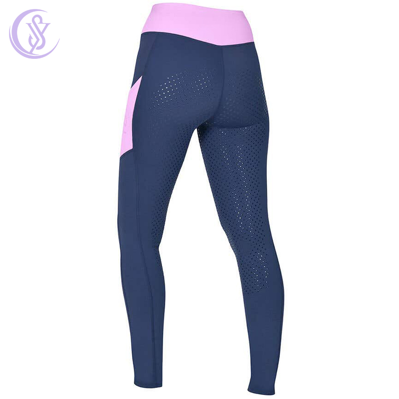 Premium Quality Fit Full Seat Grip Patch Colors Equestrian Riding Tights