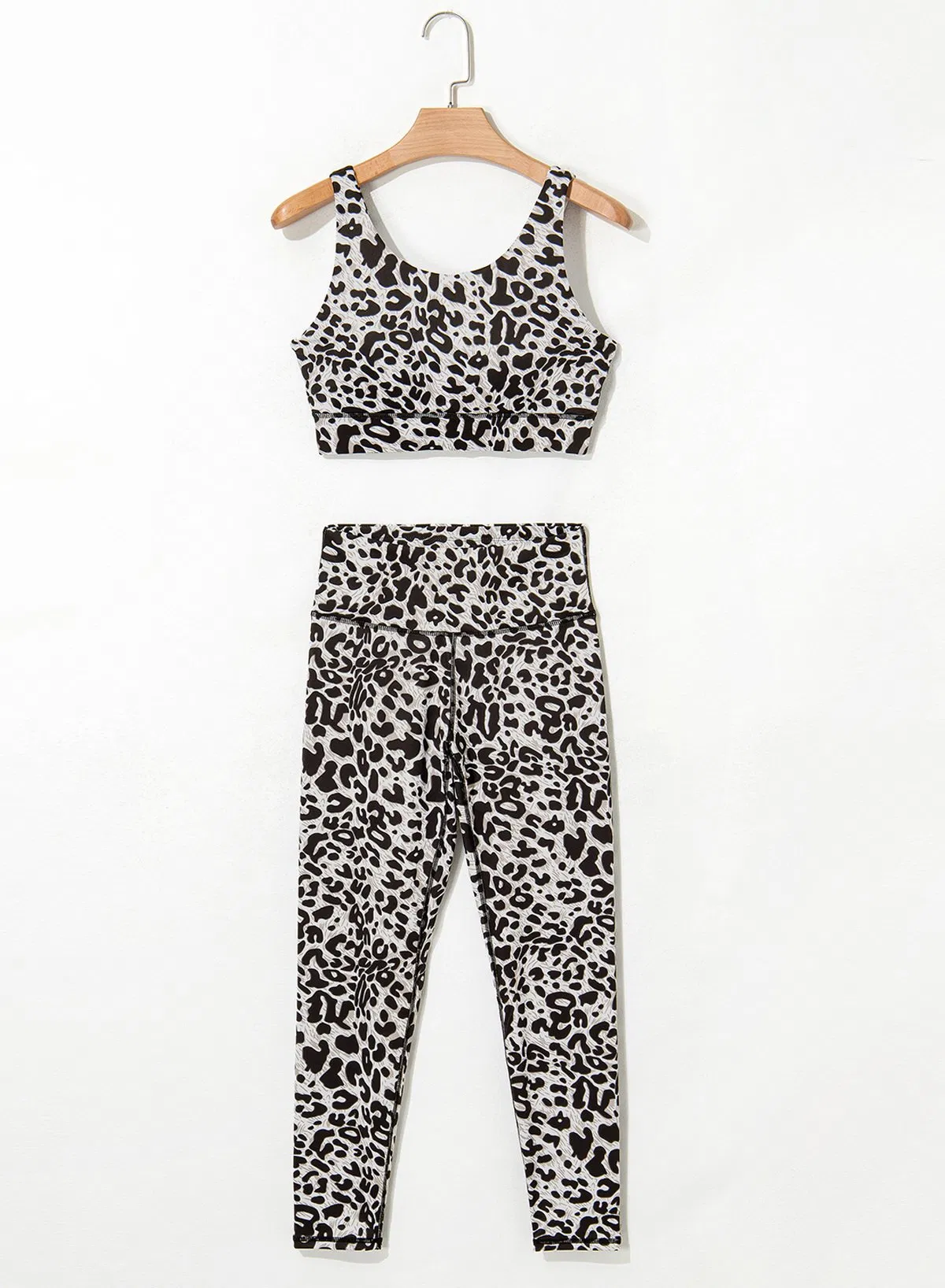 Dear-Lover Fashion Boutique Wholesaler Manufacturers Leopard Bra Leggings Sports Set Activewear Yoga Set