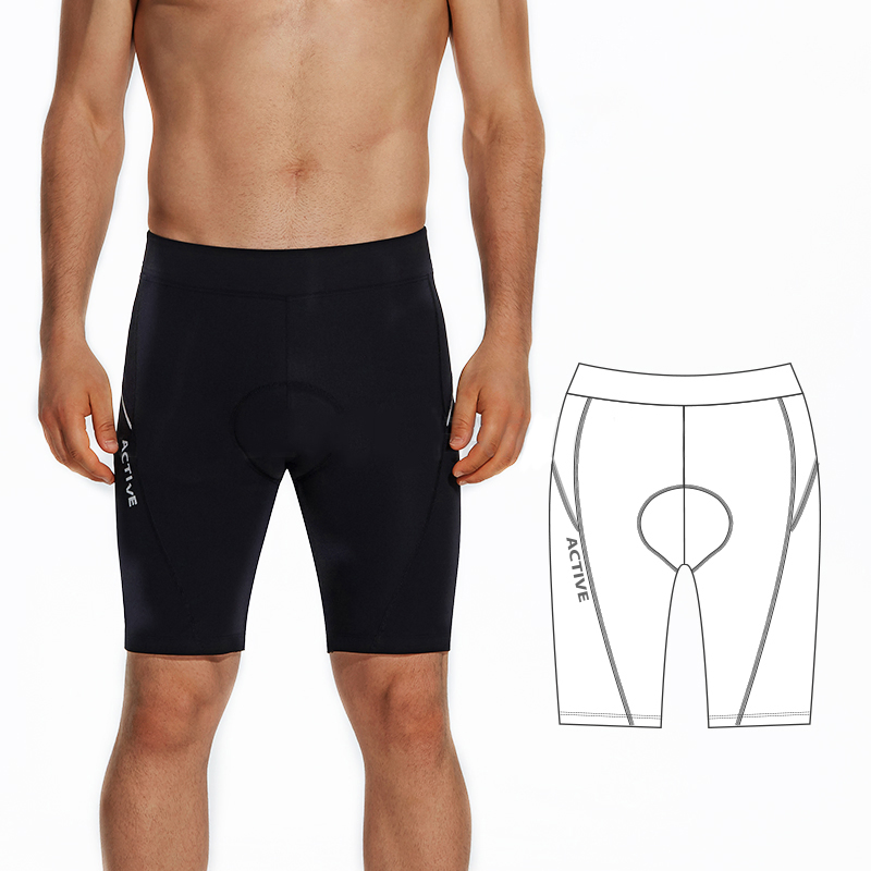 Men′ S Quick Dry Cycling Shorts Bike Tights 3D Padded Shorts