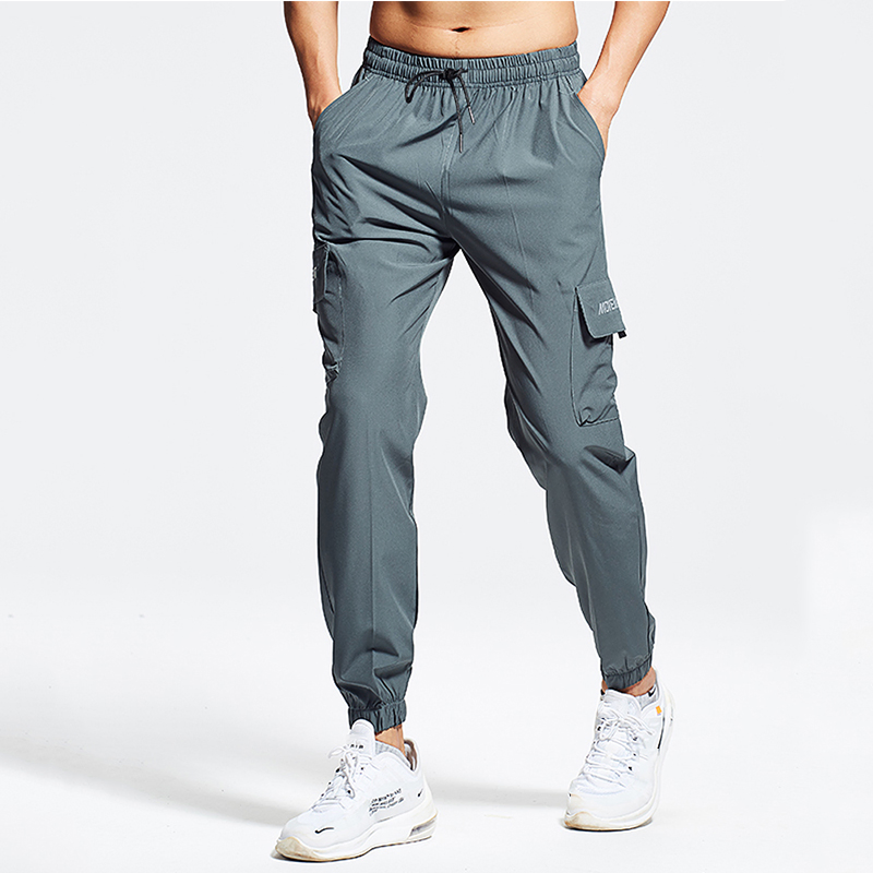 Wholesale Men's Trousers Cargo Jogger Polyester Spandex Outdoor Casual Sweatpants Track Running Pants Men