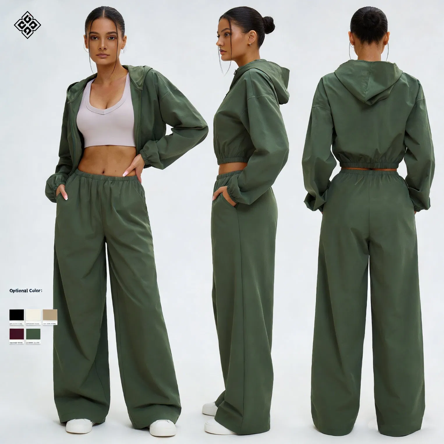 Outdoor Sun-Protective Coat with Zipper Windproof Hooded Jacket Cycling and Mountaineering Sports Outer Jacket