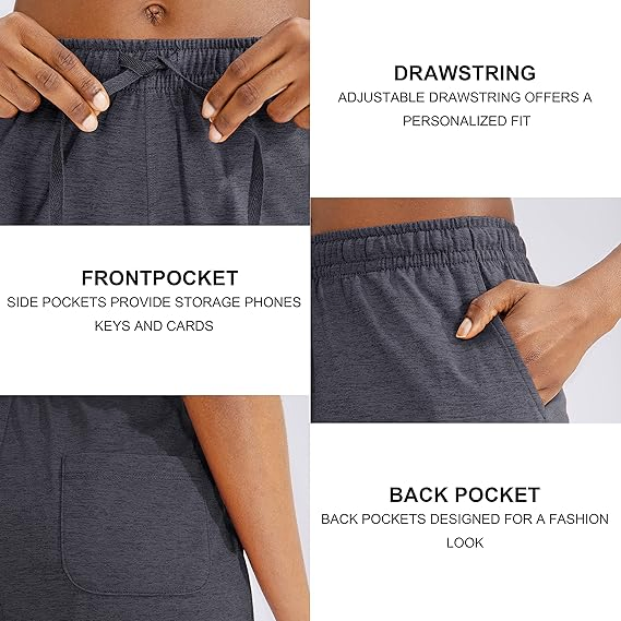 Sport Swear Elastic Waist Shorts – Soft Fabric for Training or Lounging