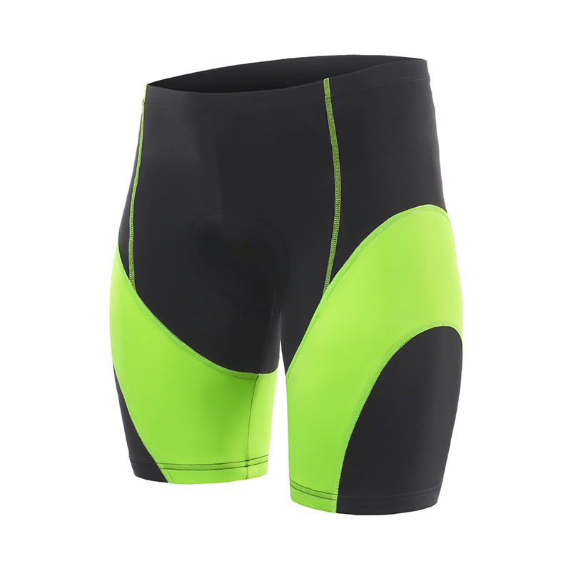 Quick Dry Contrast Colors Nylon Shorts for Men Sports Training Wear Outdoor Cycling Running Clothes with Padded