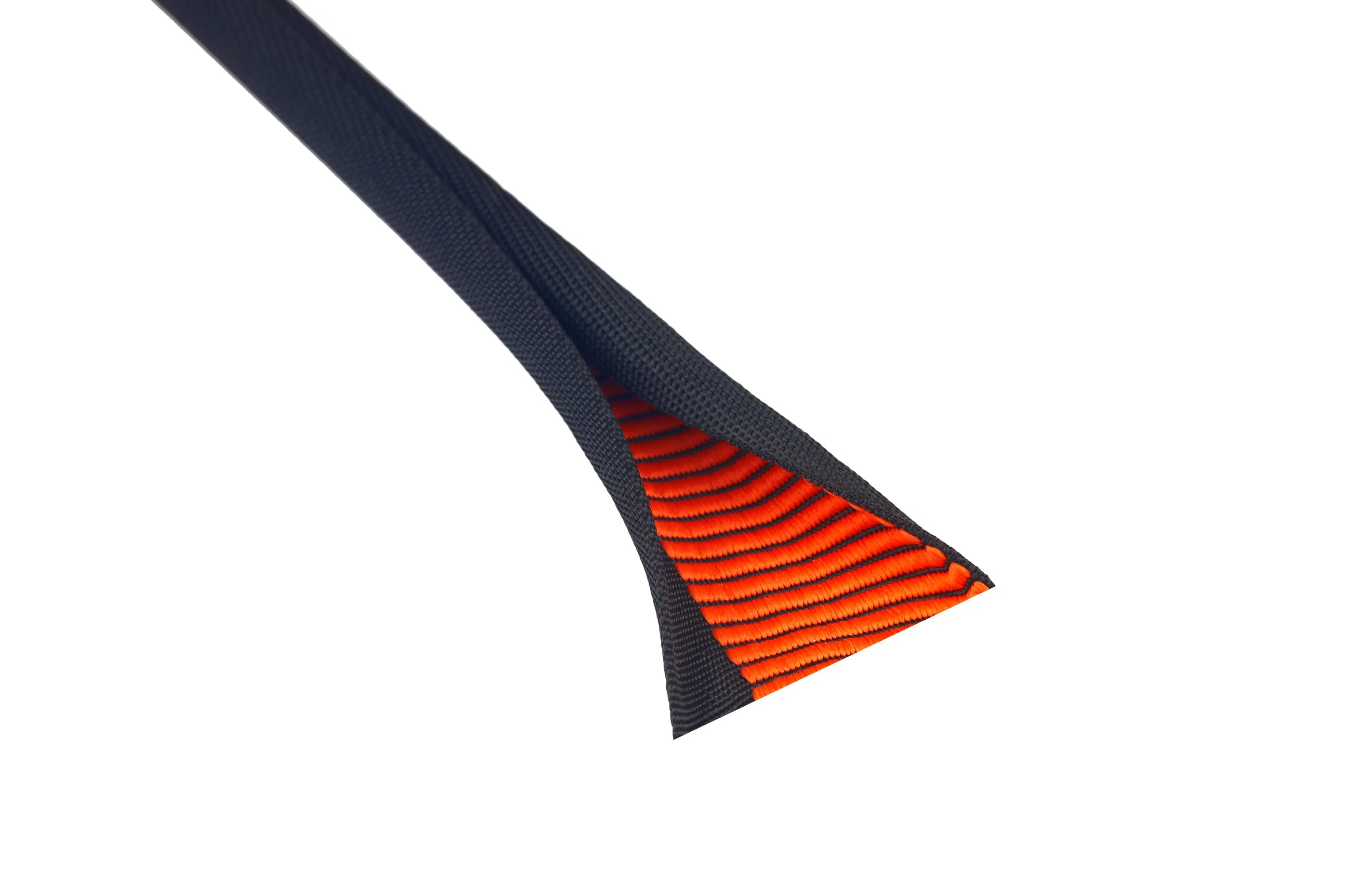 Reliable High Temperature Orange Double-Layer Warning Braide for Harsh Environments