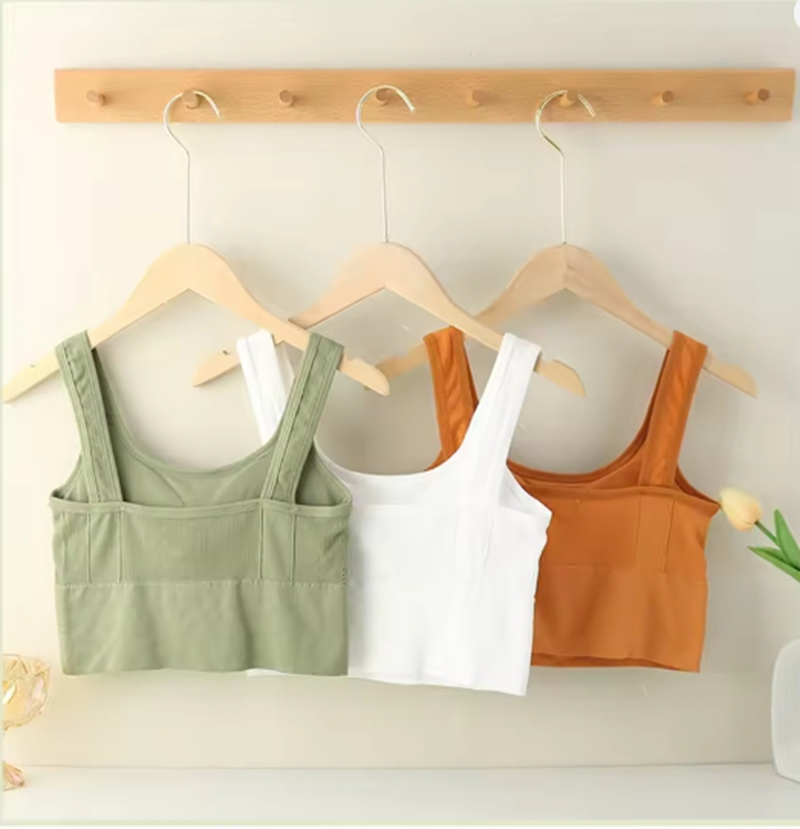 Women's Seamless U Shaped Sports Bra for All-Day Support